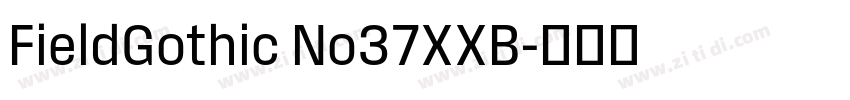 FieldGothic No37XXB字体转换